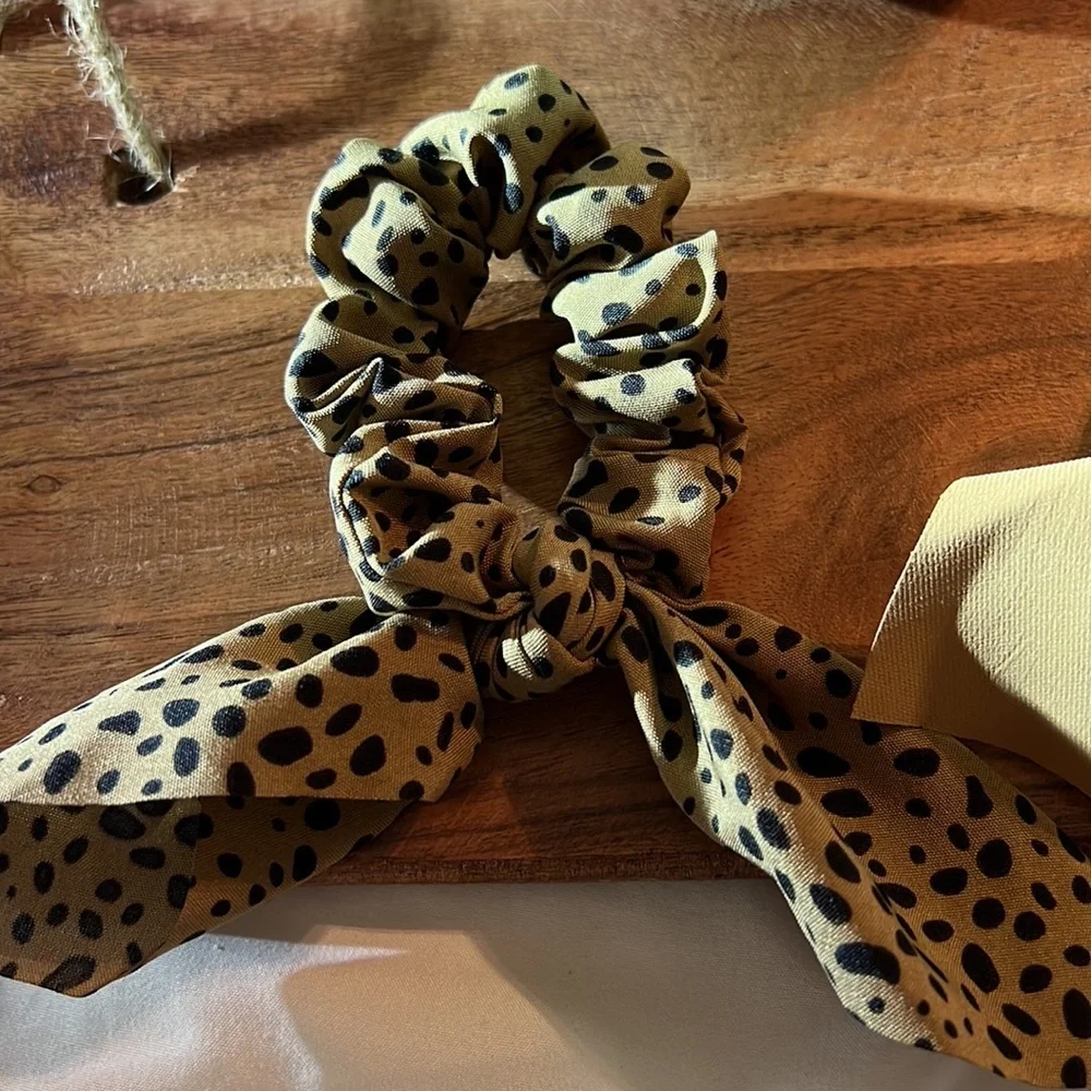 5pcs Pattern Scarf Hair Tie